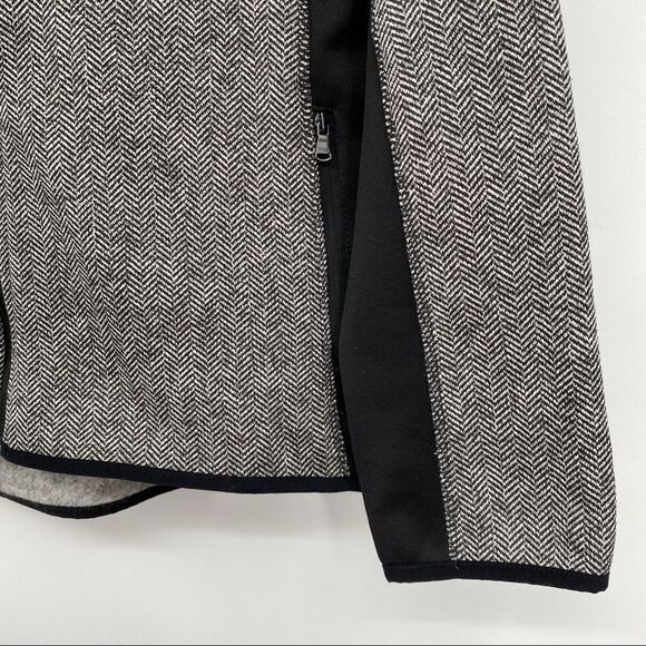 MARC NEW YORK Andrew Marc Herringbone Sleeve Fleece Lined Full Zip Jacket - Picture 5 of 14